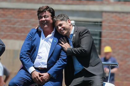 Fernando Espinoza y Axel Kicillof