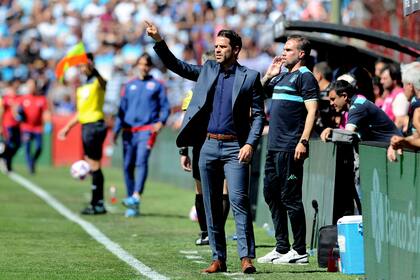 Fernando Gago, en el triunfo previo, cuando Racing le ganó a Tigre por 3-2