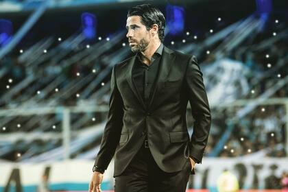 Fernando Gago en su etapa como entrenador de Racing