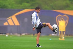 Fernando Gago, en su primera jornada como entrenador de Boca