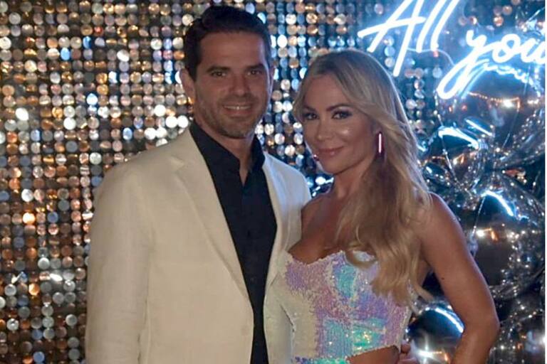 Fernando Gago y su novia