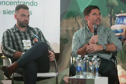 Fernando Guerra, gerente de desarrollo de Producto de KWS, y Nicolás Bertolotti, director de Desarrollo de Producto de Syngenta