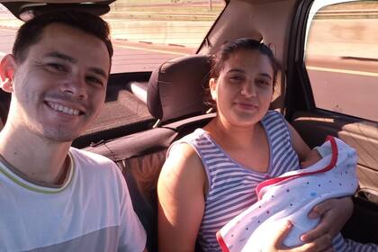 Fernando, Julieta y Benicio.