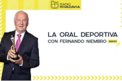 Fernando Niembro fue premiado por Labor periodística a la conducción de La Oral Deportiva