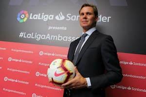 Redondo fue presentado como embajador de La Liga, habló de Messi y la selección
