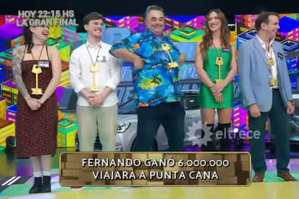 Fernando reveló que sacó pasajes para ir a Punta Cana (Foto: Captura de Tv / eltrece)