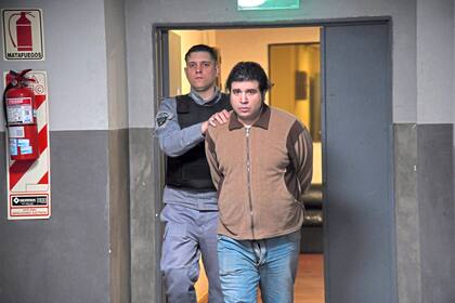 Fernando Sabag Montiel, trasladado a la sala del juicio