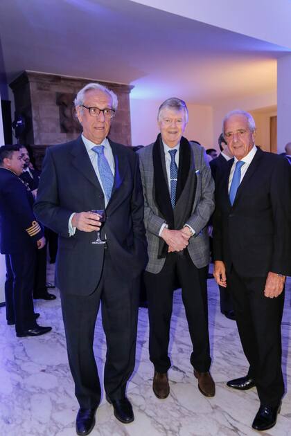 Fernando Suárez Lastra, Guillermo Stanley y Rodolfo D' Onofrio. Encuentros en el festejo del Día de la Independencia de Uruguay