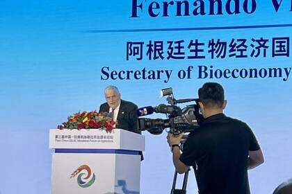 Fernando Vilella en la disertación del 3° Foro de Ministros de Agricultura de China y América Latina y el Caribe