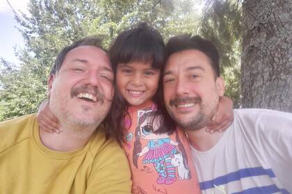 Fernando y Mariano, padres de Sol