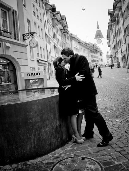 Fernando y Verónica se casaron en Bremgarten.