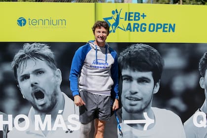 Ferrero, en los pasillos del ATP de Buenos Aires, acompañando a su pupilo, Alcaraz

