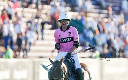 Festeja Gonzalito Pieres, que vuelve a la final de Palermo tras cinco años