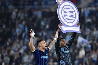 Con un gol de Lautaro Martínez y otro en contra, le ganó a Lazio la final de la Copa Italia