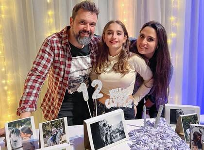 Festejando el cumple número 12 de Alma.