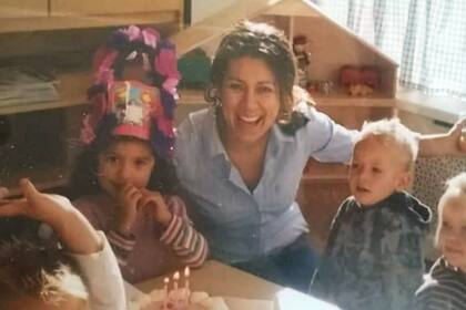 Festejando los 3 años de Stephie, en el jardín de infantes de Bergambacht, Países Bajos.