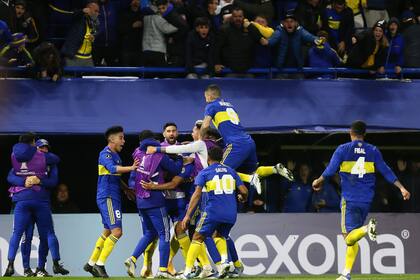 Festejó Boca ante Deportivo Cali, en la Bombonera