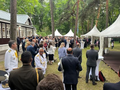 Festejo del 207° aniversario del Día de la Independencia argentina en la Dacha