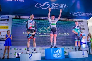 El irlándés Mullen gana la contrarreloj y el italiano Ganna lidera la Vuelta