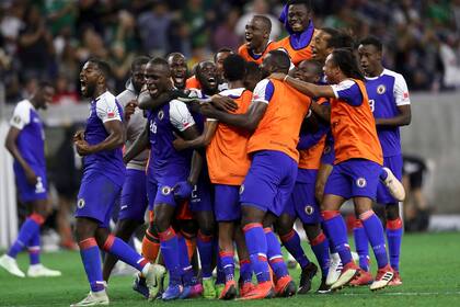 Gran celebración de Haití, luego de una impactante victoria