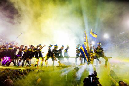 Festejos de Boca Campeón. 25/6/17