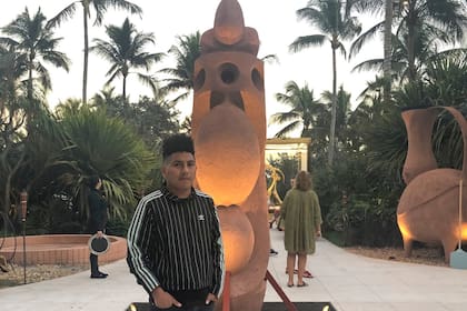 El tucumano Gabriel Chaile y sus obras en el hotel Faena
