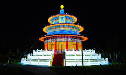 Festival de luces chinas en Tecnópolis