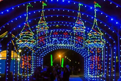 Festival de luces en los Moody Gardens