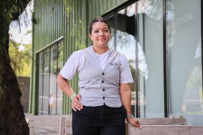 Fiamma trabaja en un local gastronómico de Palermo