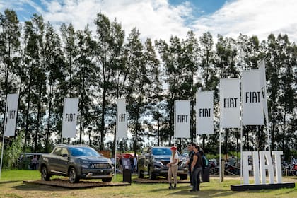 FIAT llevó la Strada, la Toro y la Titano al Enduro Park y las puso a rodar en los circuitos del festival.