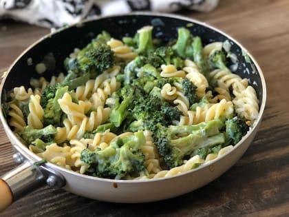 Fideos con brócoli