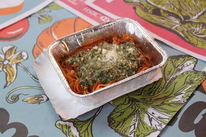 Fideos de maíz de La Pastronería. Gentileza Feria Masticar