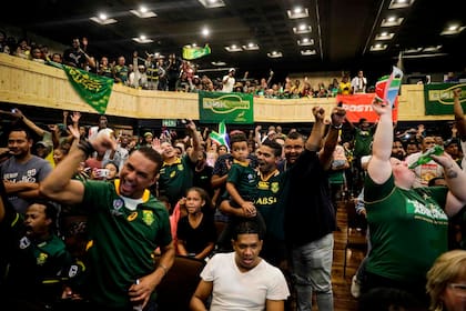 Fiesta en Johannesburgo al ritmo de los Springboks