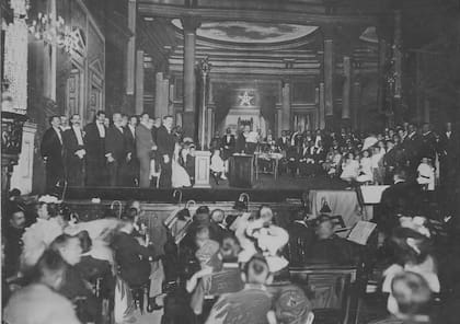 Fiesta masónica del Rito Azul. 1903.