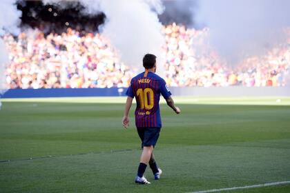 Messi, el jefe del Camp Nou