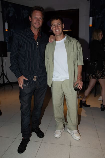 Figuras del deporte y amigos de la casa. David Nalbandian y Diego “Peque” Schwartzman dijeron presente.