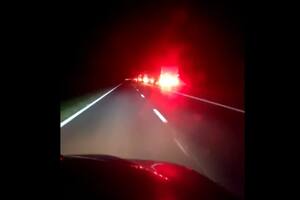 Filas de camiones para cargar gasoil. Twitter de Luciano Bugallo