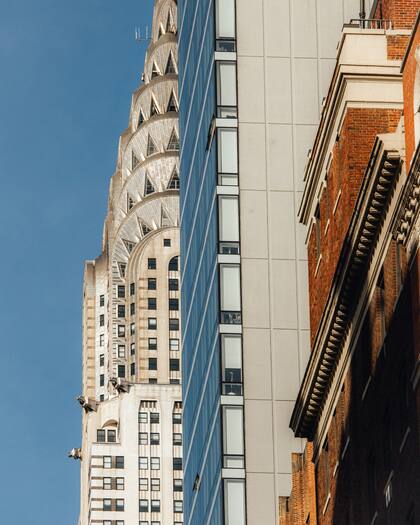 El emblemático edificio Chrysler en el centro de Manhattan