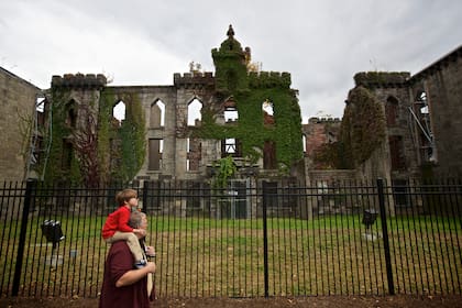El Renwick Smallpox Hospital, que trató pacientes durante una epidemia en el siglo XIX en Roosevelt Island, New York