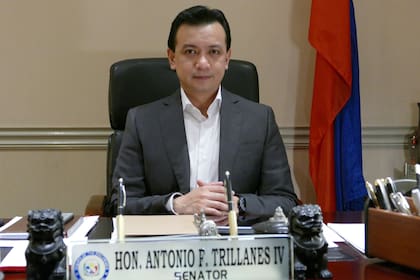 El senador Antonio Trillanes