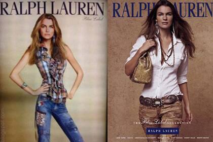 Filippa Hamilton, antes y después del Photoshop