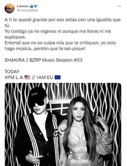 Filtraron la presunta letra del nuevo tema de Shakira y Bizarrap.