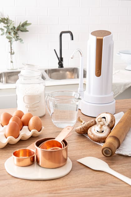 Filtro dorado que se puede utilizar para cocinar.