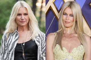 Claudia Schiffer compartió una foto con Valeria Mazza y recibió una picante respuesta