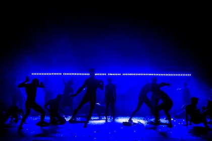 Final de "Pasos en la noche", cuando los cuerpos parecen guiados por los impulsos eróticos