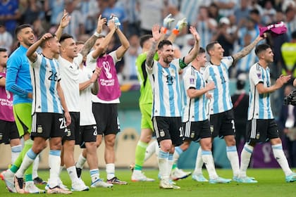 Final del partido que disputaron Argentina y México, por la primera fase de la Copa del Mundo Qatar 2022 en el estadio Lusail, Doha, el 26 de Noviembre de 2022.