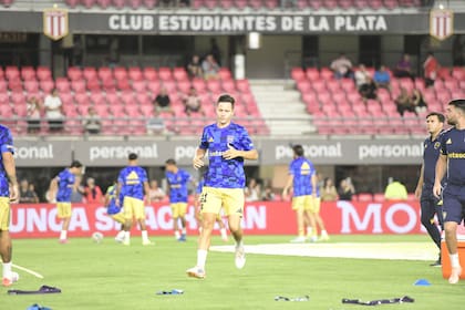 finalizó la entrada en calor; en breve los futbolistas saldrán a la cancha