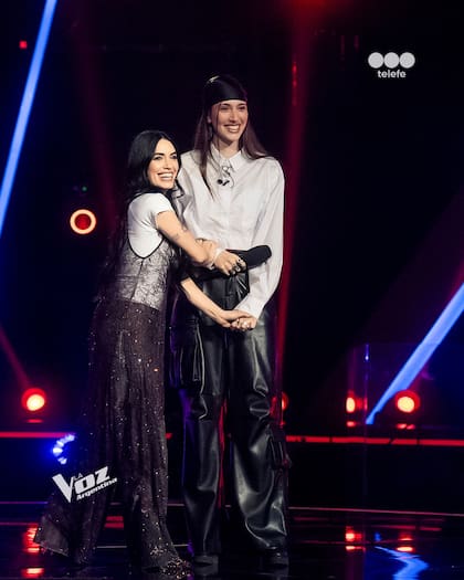 Finalmente, decidió sumarse al team Lali (Foto: Instagram @lavozargentina)
