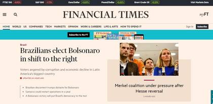 Financial Times destacó el cambio de dirección política en Brasil