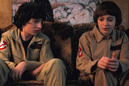 Finn Wolfhard junto a Noah Schnapp